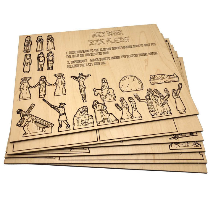 Christianartworkshop Puzzle de Pâques en bois sur la vie de Jésus - Un voyage à travers sa vie - image 6