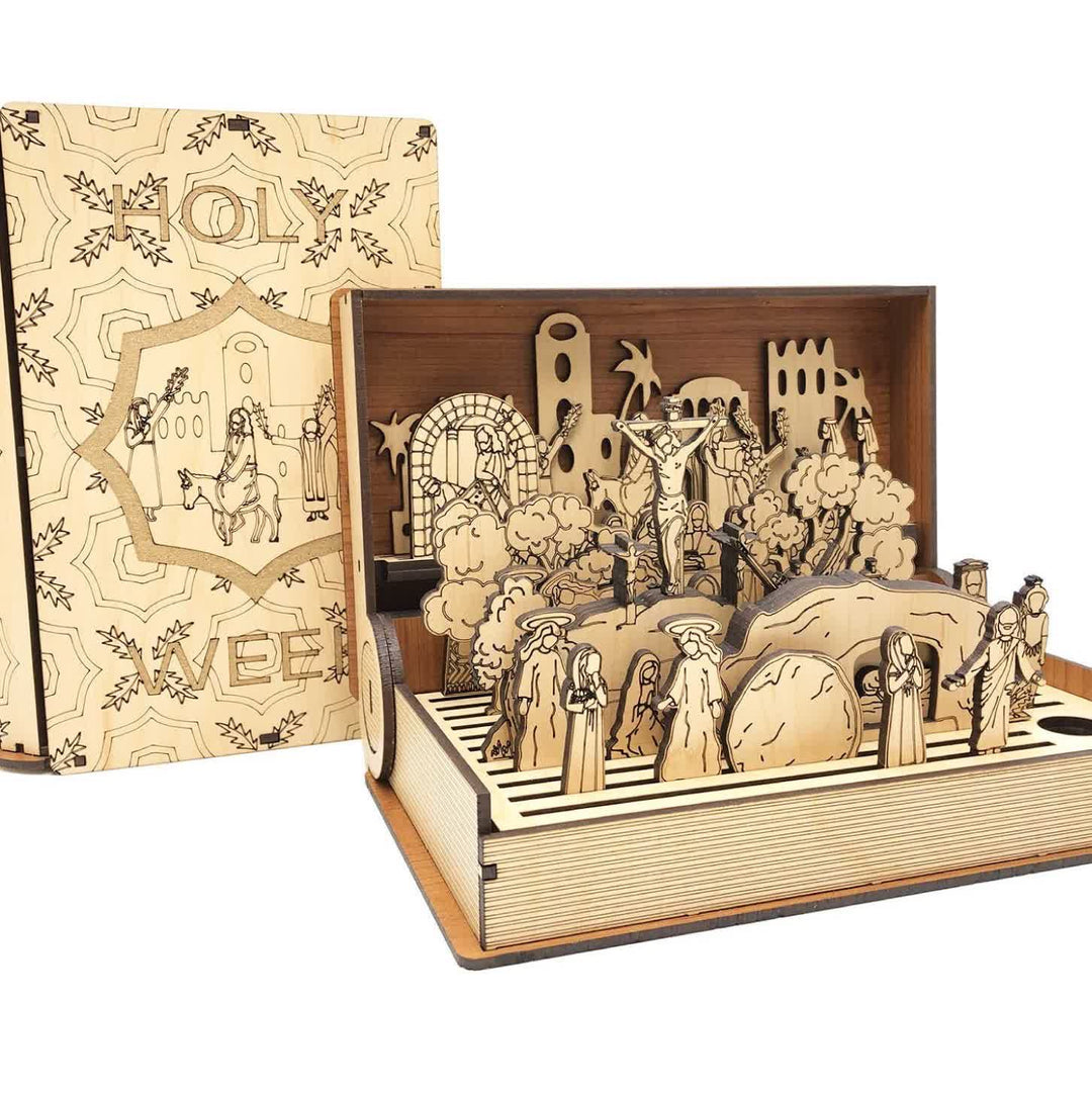 Christianartworkshop Puzzle de Pâques en bois sur la vie de Jésus - Un voyage à travers sa vie - image 3