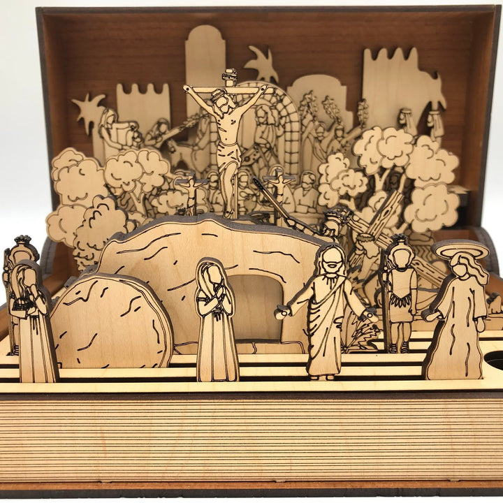 Christianartworkshop Puzzle de Pâques en bois sur la vie de Jésus - Un voyage à travers sa vie - La vie de Jésus - image 0