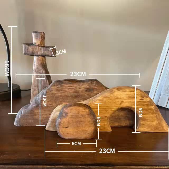 Christianartworkshop Tombeau vide en bois « Il est ressuscité » - Célébrez son triomphe - image 2