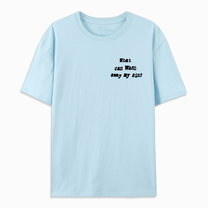 T-shirt en coton Christianartworkshop « Rien que le sang de Jésus » - image 15