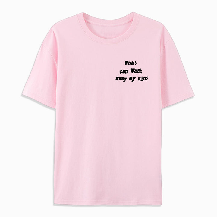 T-shirt en coton Christianartworkshop « Rien que le sang de Jésus » - image 12