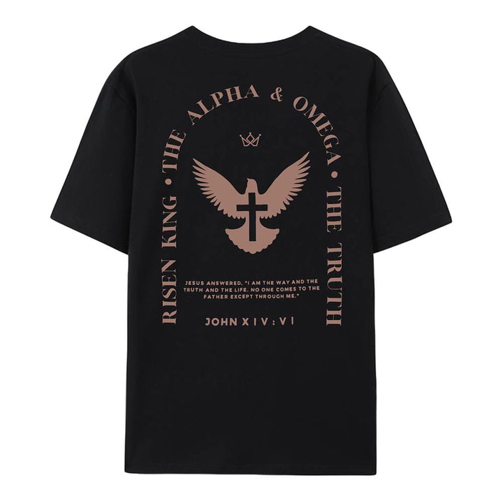 T-shirt en coton Christianartworkshop « Jésus est le chemin, la vérité, la vie » - image 5