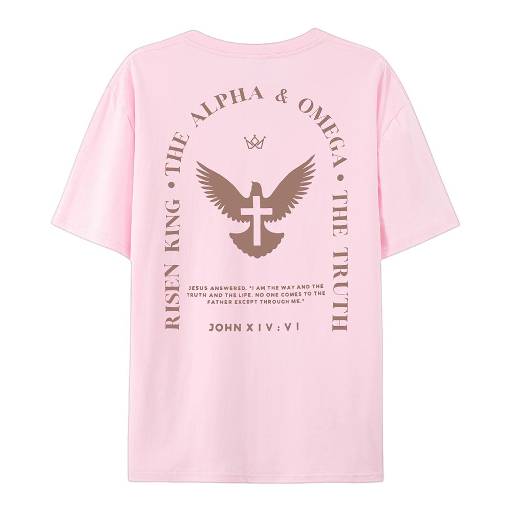 T-shirt en coton Christianartworkshop « Jésus est le chemin, la vérité, la vie » - image 13