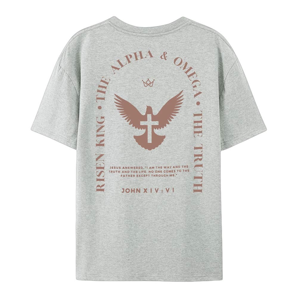 T-shirt en coton Christianartworkshop « Jésus est le chemin, la vérité, la vie » - image 19