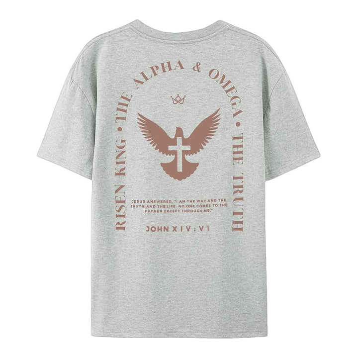 T-shirt en coton Christianartworkshop « Jésus est le chemin, la vérité, la vie » - image 19