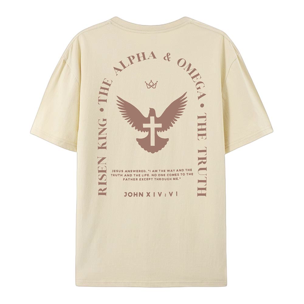 T-shirt en coton Christianartworkshop « Jésus est le chemin, la vérité, la vie » - image 10