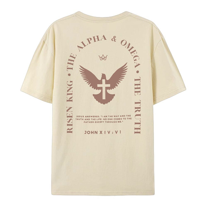 T-shirt en coton Christianartworkshop « Jésus est le chemin, la vérité, la vie » - image 10