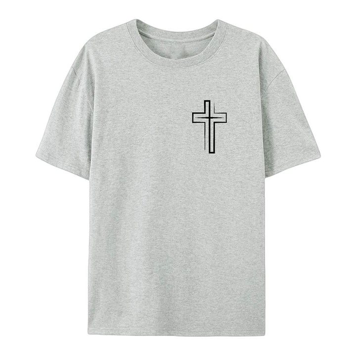 T-shirt en coton Christianartworkshop « Sauvé par le Seigneur » - image 23
