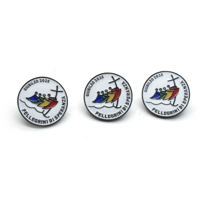 Christianartworkshop Ensemble de 3 badges de pèlerinage du Jubilé : Embrassez l’esprit du millénaire chrétien - image 3