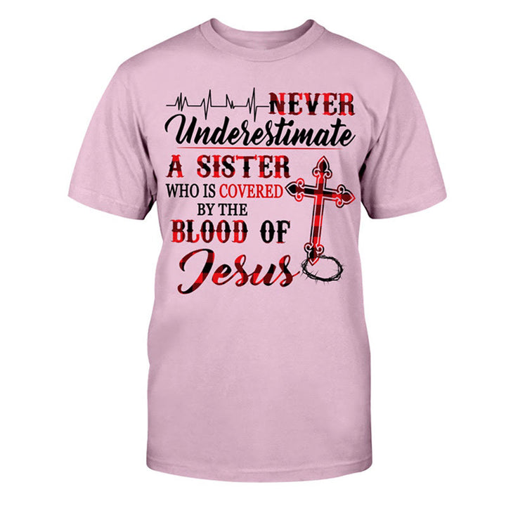 T-shirt unisexe en coton Christianartworkshop Protection divine - Rose - 2XL - image 10