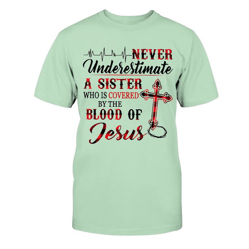 T-shirt unisexe en coton Christianartworkshop Protection divine - Vert gazon - 2XL - image 14