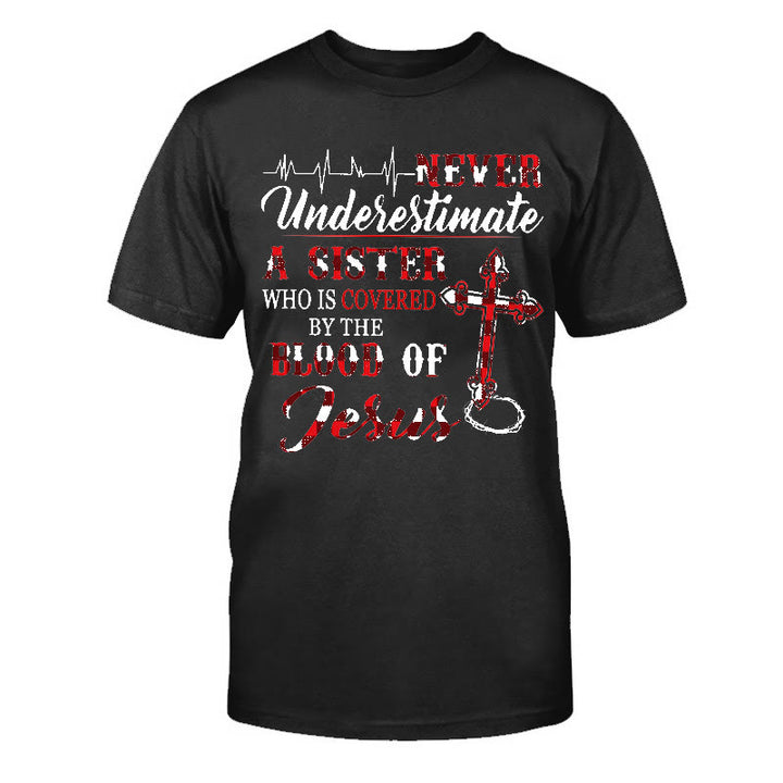 T-shirt unisexe en coton Christianartworkshop Protection divine - Noir - 2XL - image 2