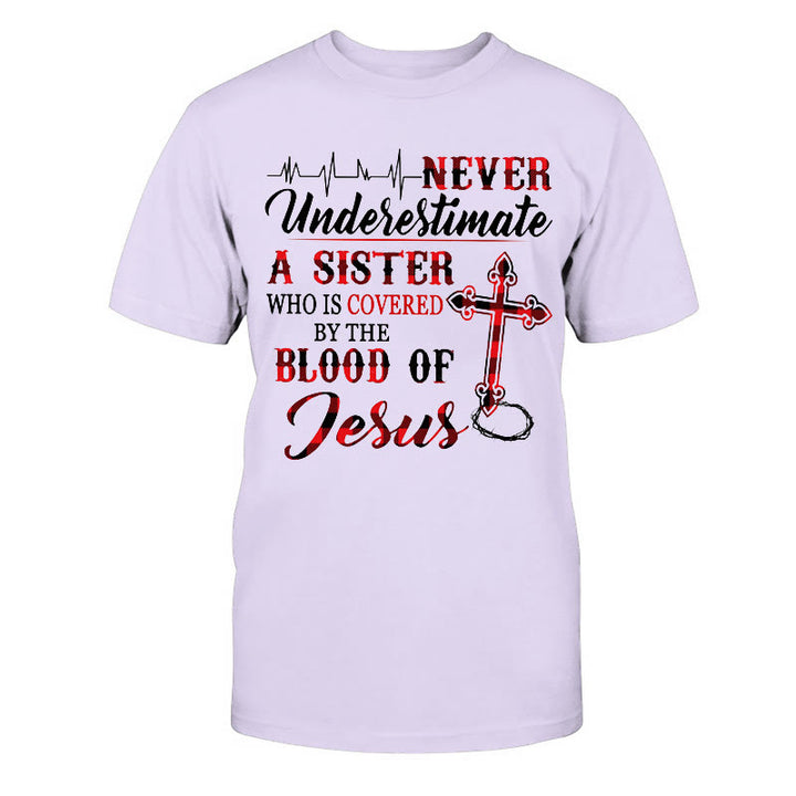 T-shirt unisexe en coton Christianartworkshop Protection divine - Violet - 2XL - image 12