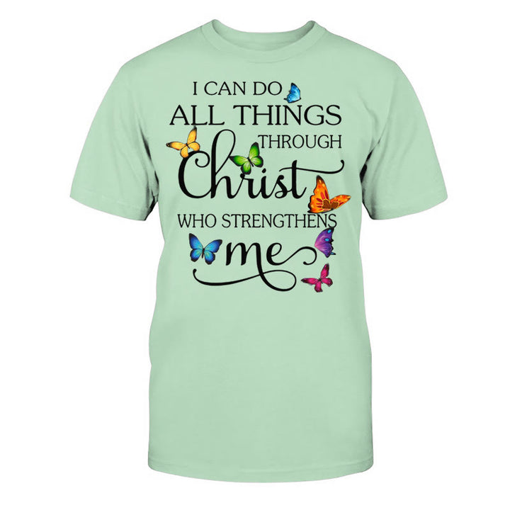 T-shirt unisexe en coton Christianartworkshop « Fortifié par le Christ » - Vert gazon - 2XL - image 14