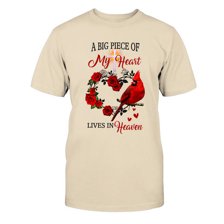 T-shirt classique Christianartworkshop « Jésus, une grande partie de mon cœur vit au ciel » - Beige - 2XL - image 6