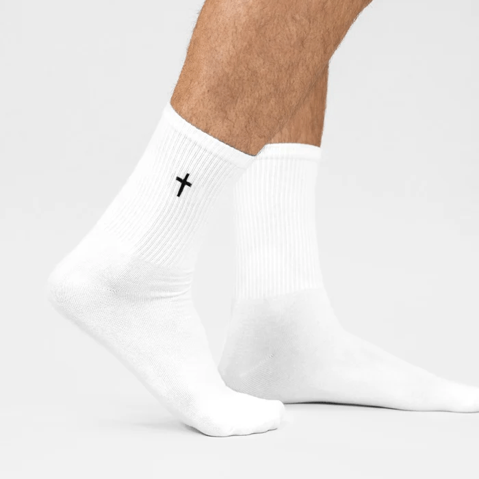 Christianartworkshop Chaussettes en coton de foi chrétienne — La grâce à chaque étape - image 1