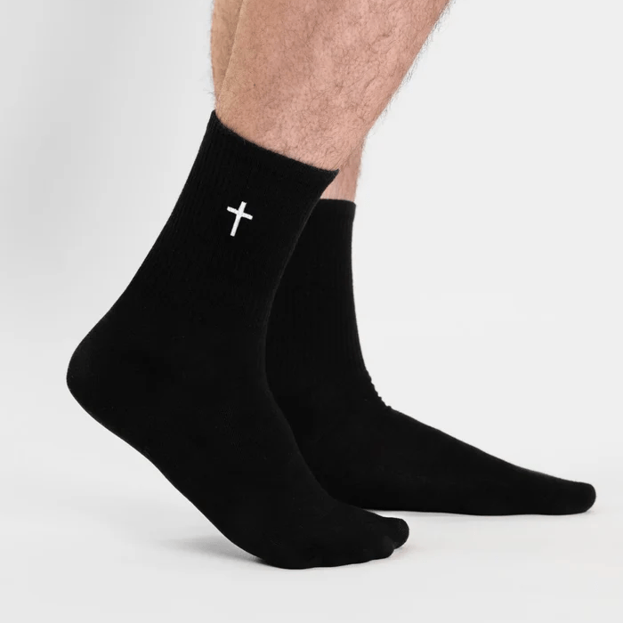 Christianartworkshop Chaussettes en coton de foi chrétienne — La grâce à chaque étape - image 4