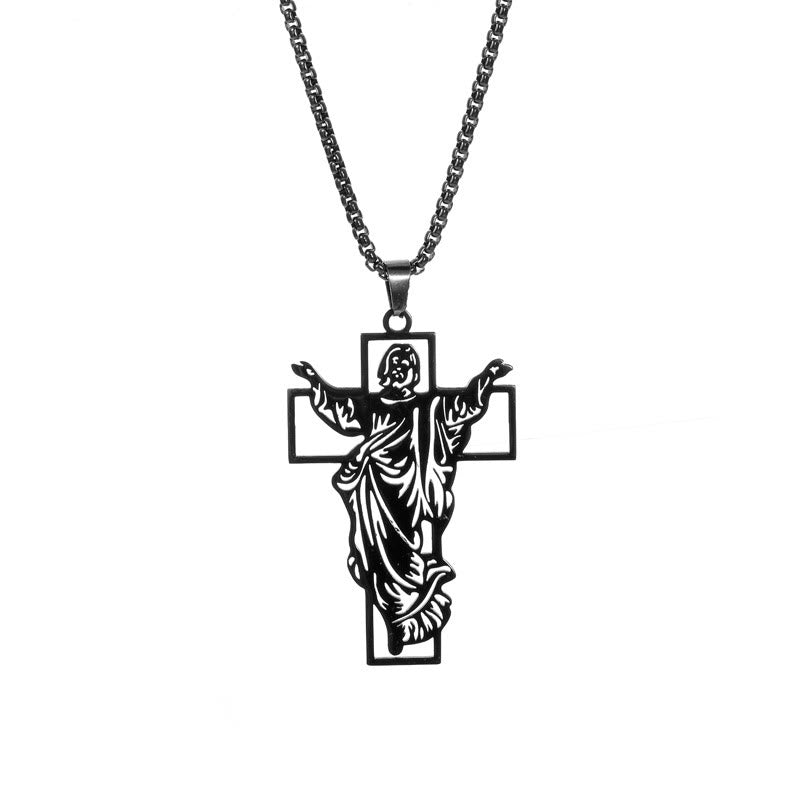 Christianartworkshop Collier Résurrection et Ascension de Jésus : La Gloire de la Résurrection de Jésus - Noir - image 3