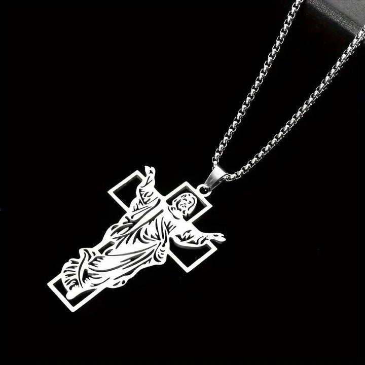 Christianartworkshop Collier Résurrection et Ascension de Jésus : La Gloire de la Résurrection de Jésus - Argent - image 2
