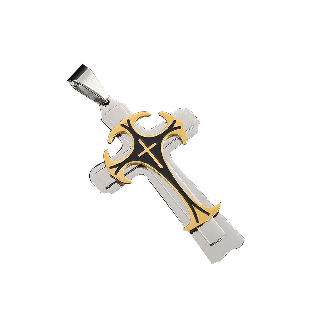 Christianartworkshop Collier Croix 3 Couleurs Foi et Courage : Embrassez le pouvoir de la croyance - image 5