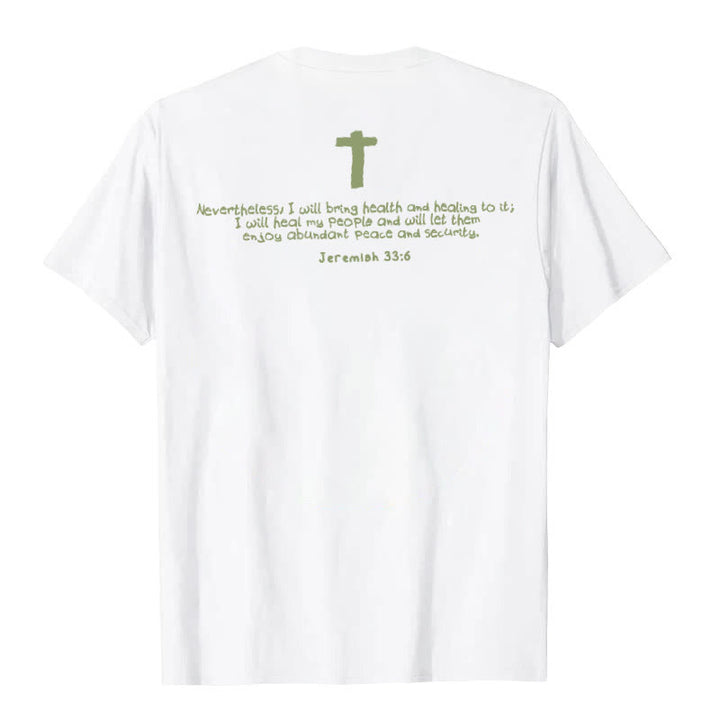 T-shirt graphique Christianartworkshop Jésus guérit - image 3