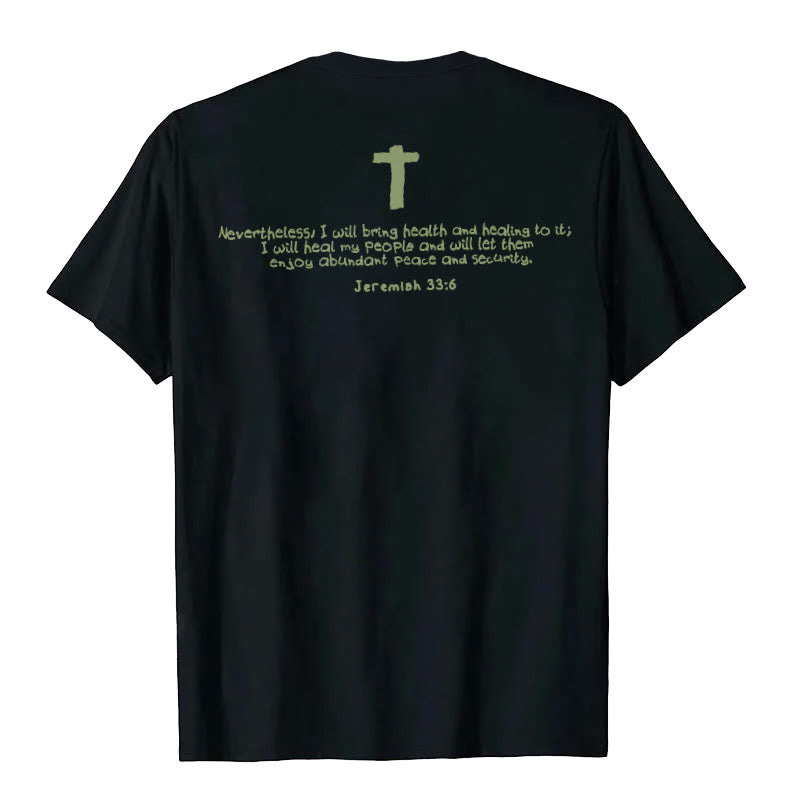 T-shirt graphique Christianartworkshop Jésus guérit - image 1