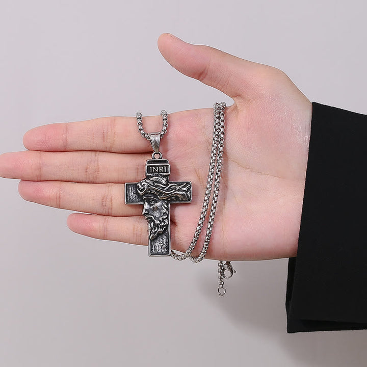 Christianartworkshop Collier de protection avec icône de la couronne d'épines de Jésus - Incarnant le sacrifice du Christ - image 1