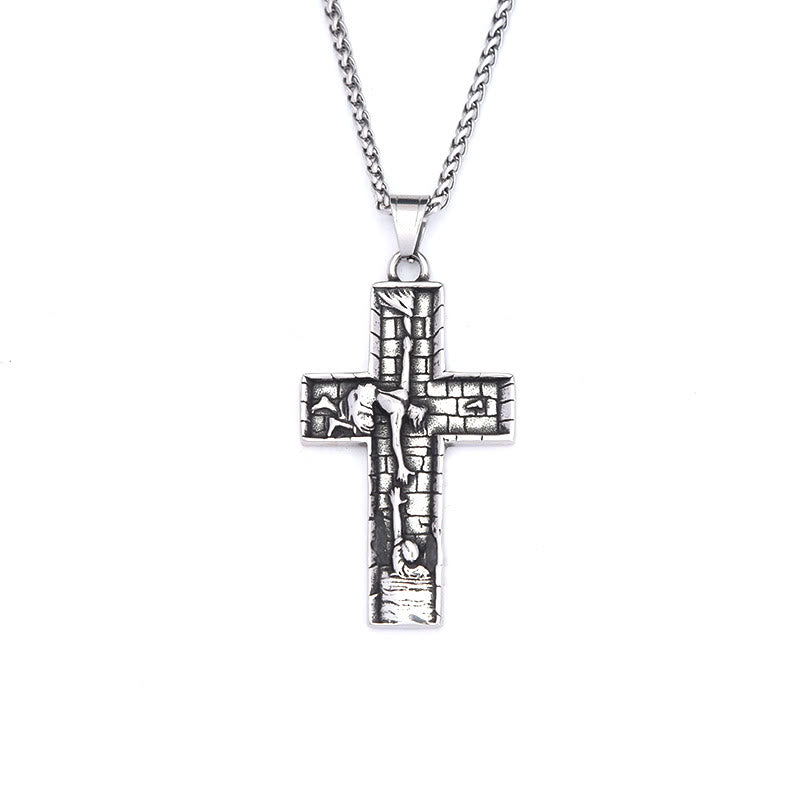Christianartworkshop Collier Croix Mains de la Rédemption : Un témoignage de salut divin - image 4