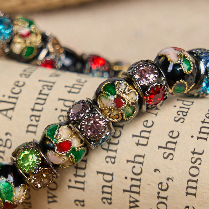 Bracelet « Foi intemporelle » en perles cloisonnées artisanales de Christianartworkshop : un témoignage de la présence du Christ - image 10