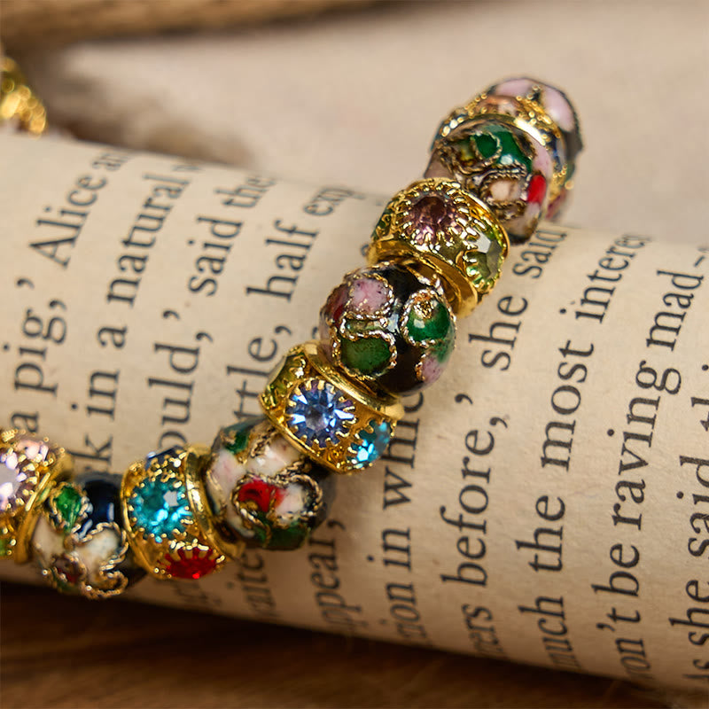 Bracelet « Foi intemporelle » en perles cloisonnées artisanales de Christianartworkshop : un témoignage de la présence du Christ - image 14