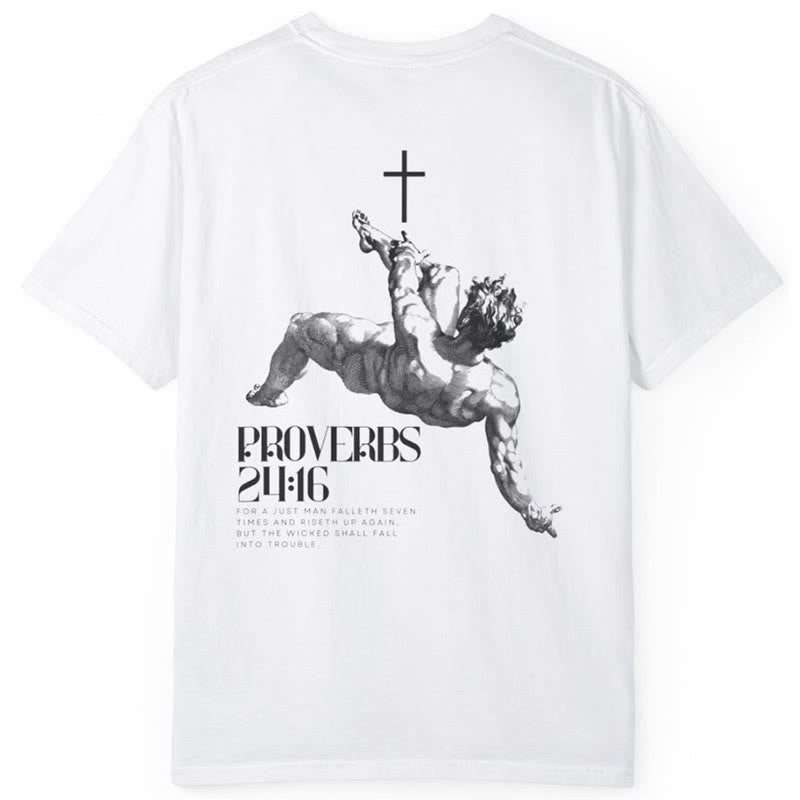 T-shirt chrétien Christianartworkshop Proverbes 24:16 - image 3