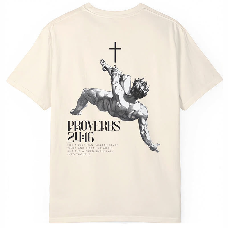 T-shirt chrétien Christianartworkshop Proverbes 24:16 - image 0