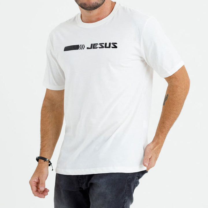 T-shirt chrétien moderne Christianartworkshop « Déclaration de foi Jésus » - image 1