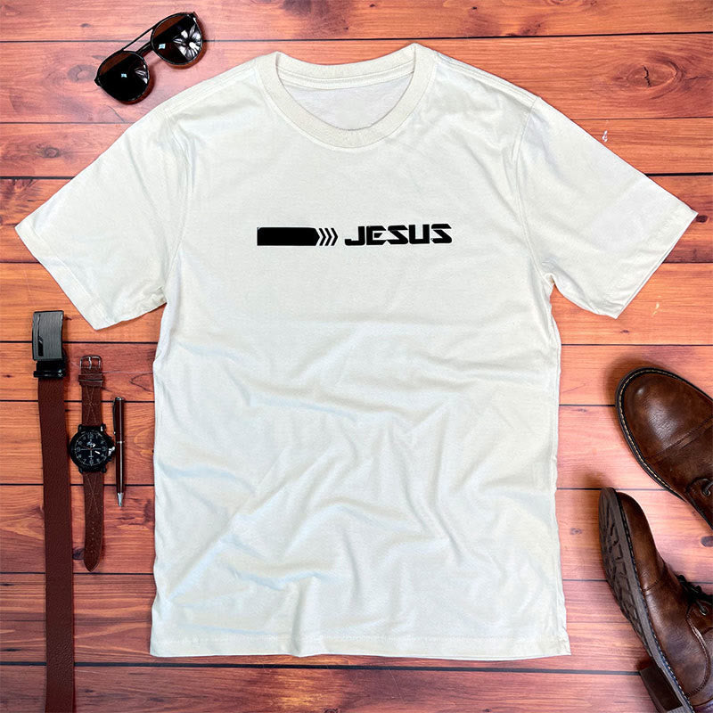 T-shirt chrétien moderne Christianartworkshop « Déclaration de foi Jésus » - Blanc - 2XL - image 0