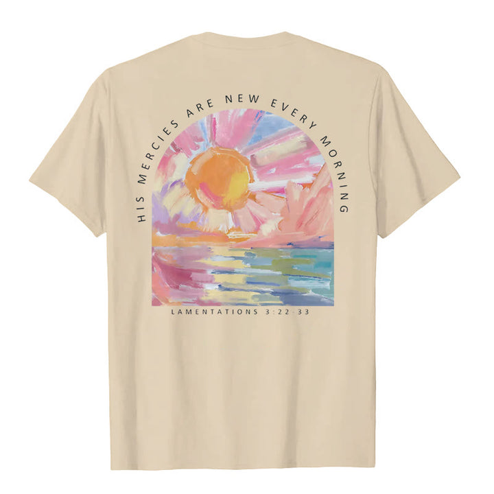 T-shirt Christianartworkshop « Sa miséricorde se renouvelle chaque matin » - image 7