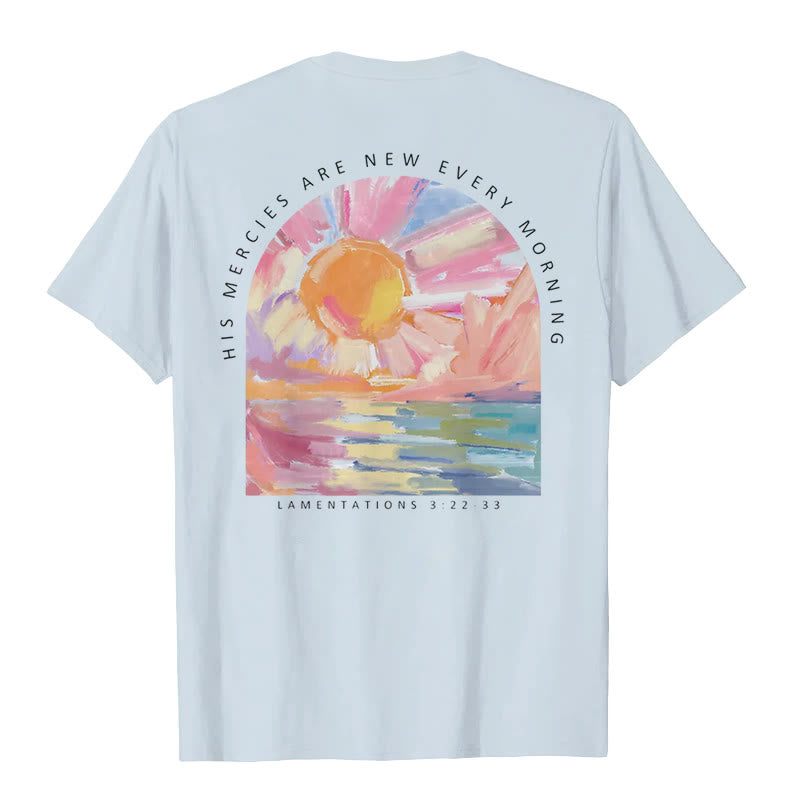T-shirt Christianartworkshop « Sa miséricorde se renouvelle chaque matin » - image 10