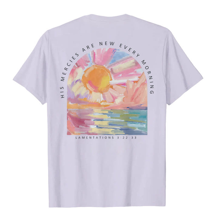 T-shirt Christianartworkshop « Sa miséricorde se renouvelle chaque matin » - image 22