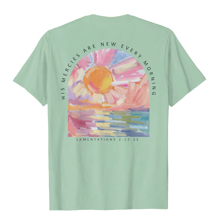 T-shirt Christianartworkshop « Sa miséricorde se renouvelle chaque matin » - image 16