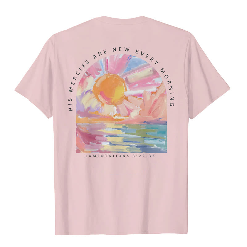 T-shirt Christianartworkshop « Sa miséricorde se renouvelle chaque matin » - image 13