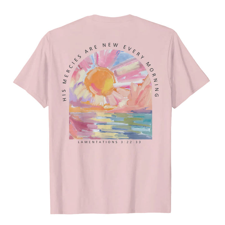 T-shirt Christianartworkshop « Sa miséricorde se renouvelle chaque matin » - image 13