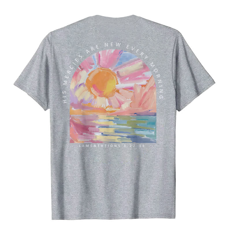 T-shirt Christianartworkshop « Sa miséricorde se renouvelle chaque matin » - image 25