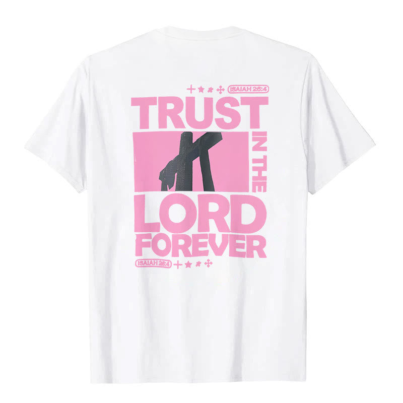 T-shirt Christianartworkshop « Ayez confiance en le Seigneur pour toujours » - image 4