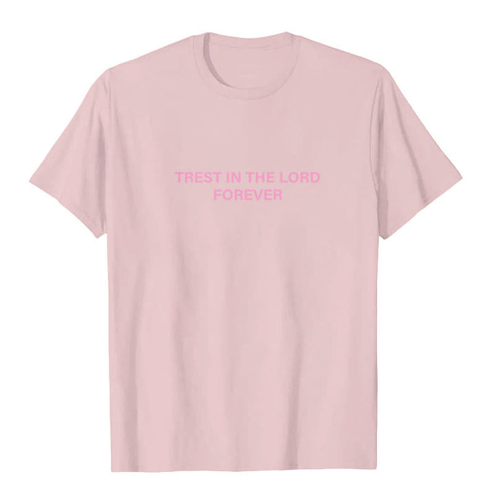 T-shirt Christianartworkshop « Ayez confiance en le Seigneur pour toujours » - image 14