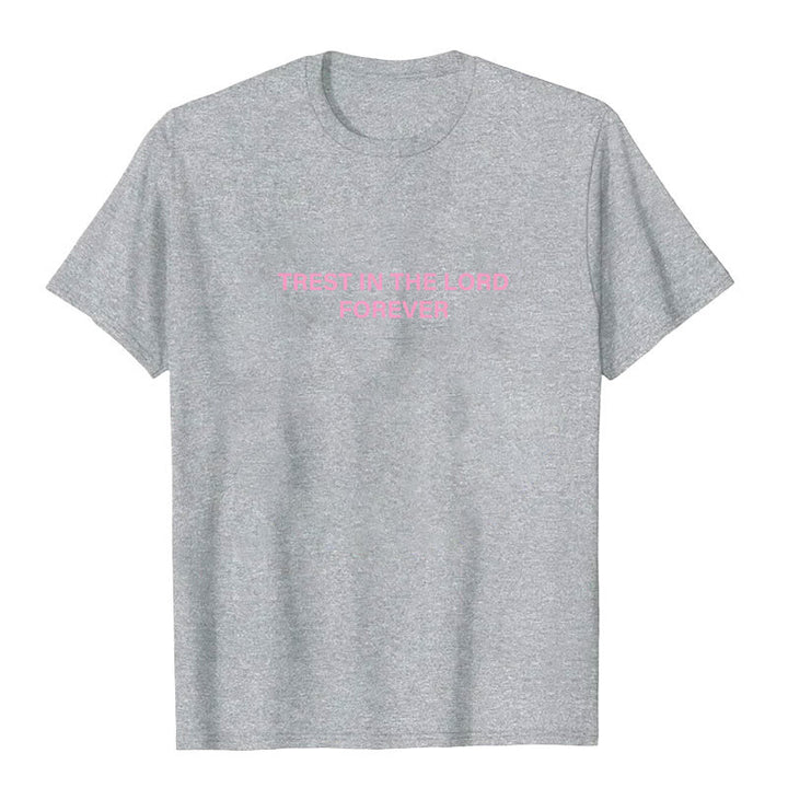 T-shirt Christianartworkshop « Ayez confiance en le Seigneur pour toujours » - image 26