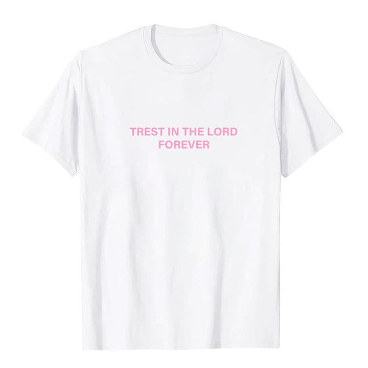 T-shirt Christianartworkshop « Ayez confiance en le Seigneur pour toujours » - image 5