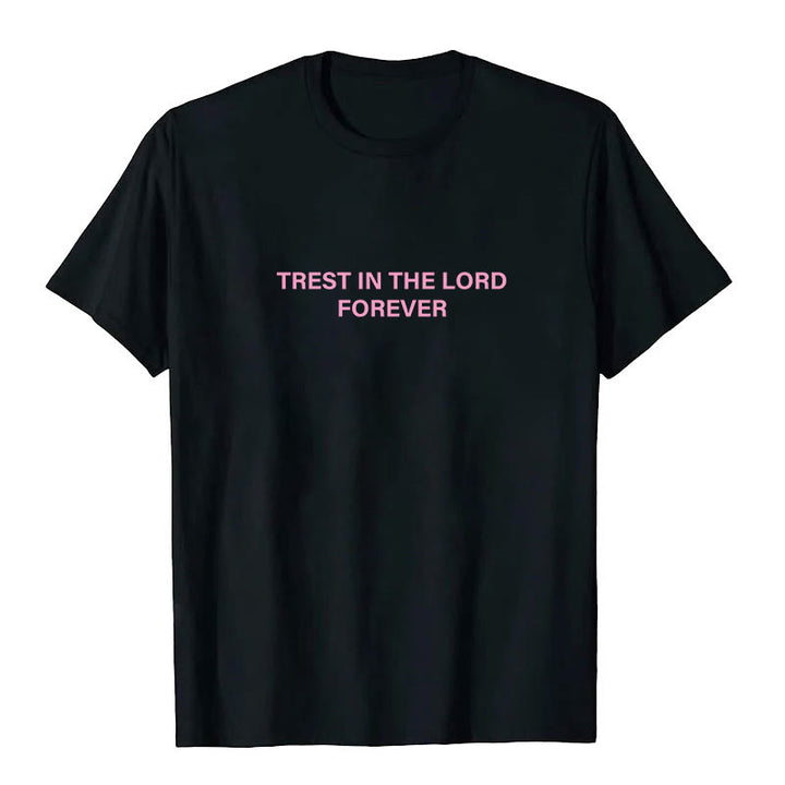 T-shirt Christianartworkshop « Ayez confiance en le Seigneur pour toujours » - image 1
