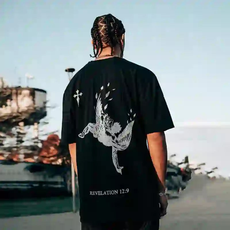 T-shirt à manches courtes imprimé « Seul le jugement de Dieu compte » de Christianartworkshop - image 3