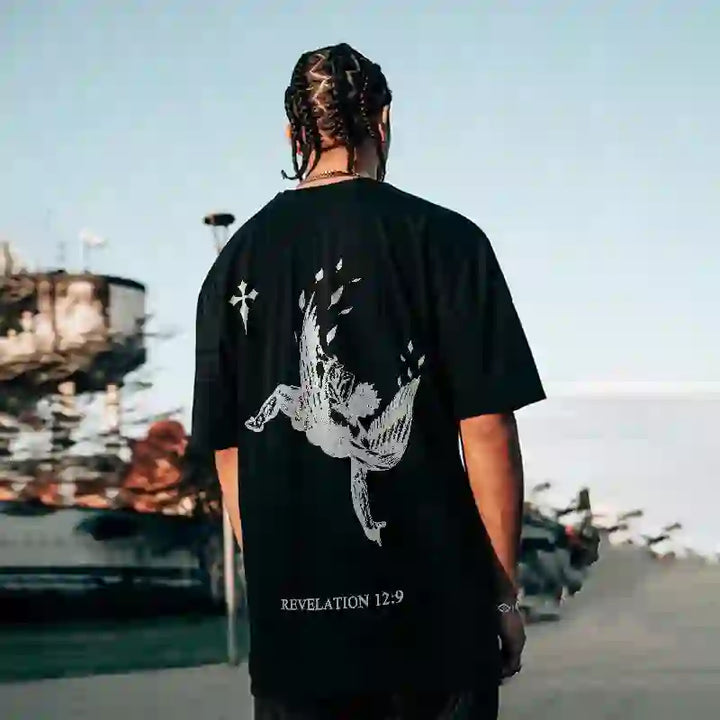 T-shirt à manches courtes imprimé « Seul le jugement de Dieu compte » de Christianartworkshop - image 3