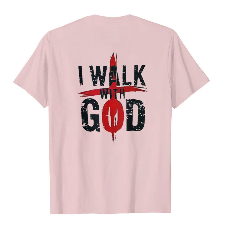 T-shirt Christianartworkshop « Je marcherai avec Dieu » - image 13
